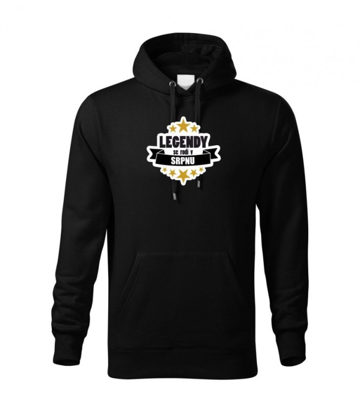 Pánská mikina - Legendy se rodí v srpnu
