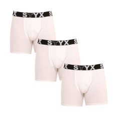3PACK pánské boxerky Styx long sportovní guma (U10616161)