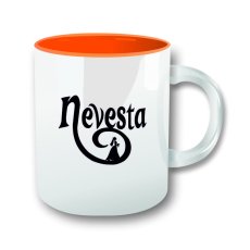 Svadobný hrnček - Silueta - Nevesta