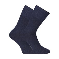 3PACK ponožky Nedeto vysoké medic modré (3PMV002)