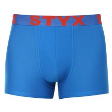 Pánské boxerky Styx sportovní guma modré (G1167)