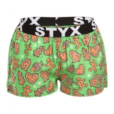 Dámské trenky Styx art sportovní guma Vánoce perníčky (T1753)