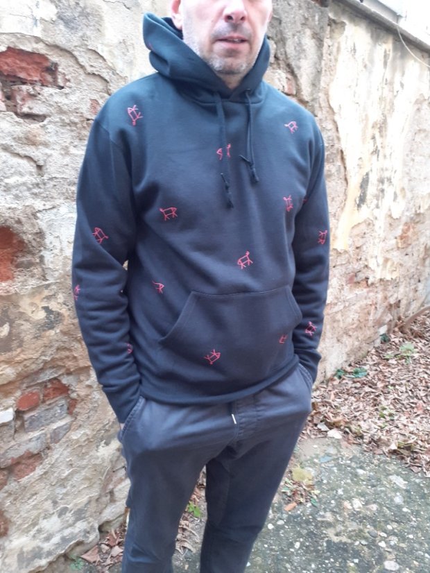 Pánská mikina - Prasátka