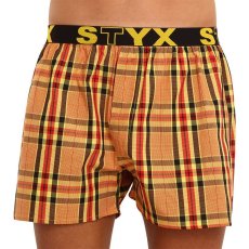 3PACK pánské trenky Styx sportovní guma vícebarevné (3B092140)