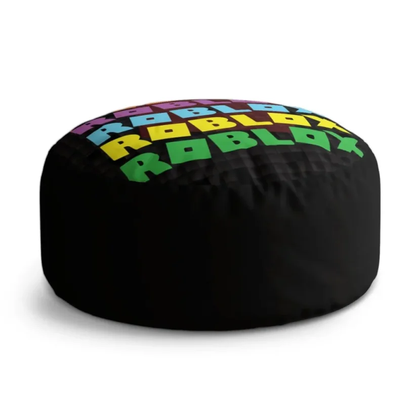 Taburet Circle ROBLOX Barevný text: 38x48 cm