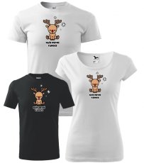 Rodinný set - 3x Tričko - Sob - Naše první vánoce