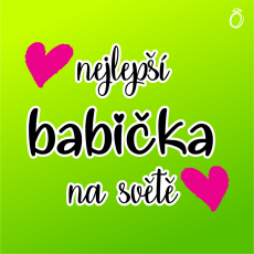 Nažehlovací motiv - Nejlepší babička na světě