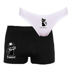 Boxerky a kalhotky - Kočka - Novomanželé