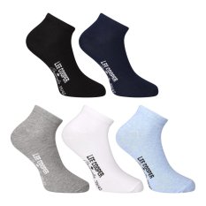5PACK ponožky Lee Cooper nízké vícebarevné (PO41030)