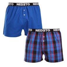 2PACK pánské trenky Nedeto vícebarevné (2NTC011)