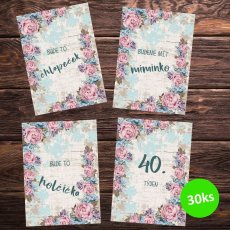 Těhotenské milníkové kartičky - Růže 2 - Povidlo.cz