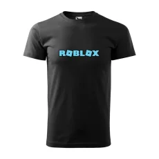 Tričko s potiskem ROBLOX modrý text