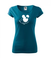 svatební tričko - mouse 2 - nevěsta - Povidlo