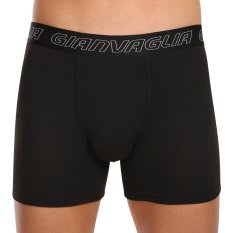 5PACK pánské boxerky Gianvaglia černé (GVG-5015)
