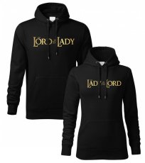 mikiny s potiskem pro páry - The Lord of The lady - Povidlo