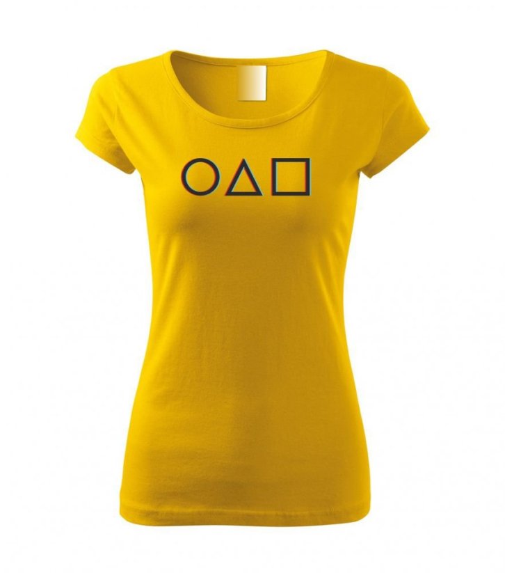 Dámské tričko - GAME - Barva: Žlutá