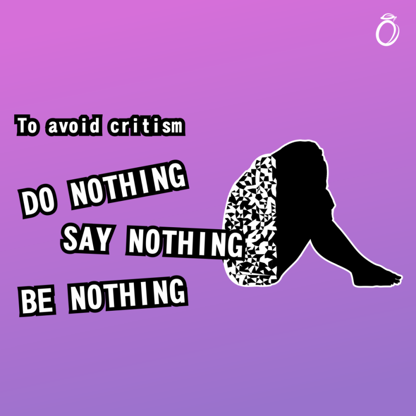 Pánske  tričko - To avoid critism do nothing say nohing be nothing