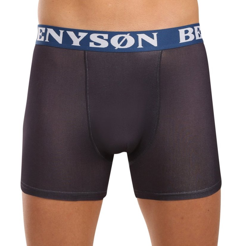 5PACK pánské boxerky Benysøn černé (7124)