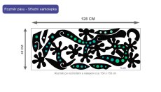 Samolepka na zeď - Ještěrka