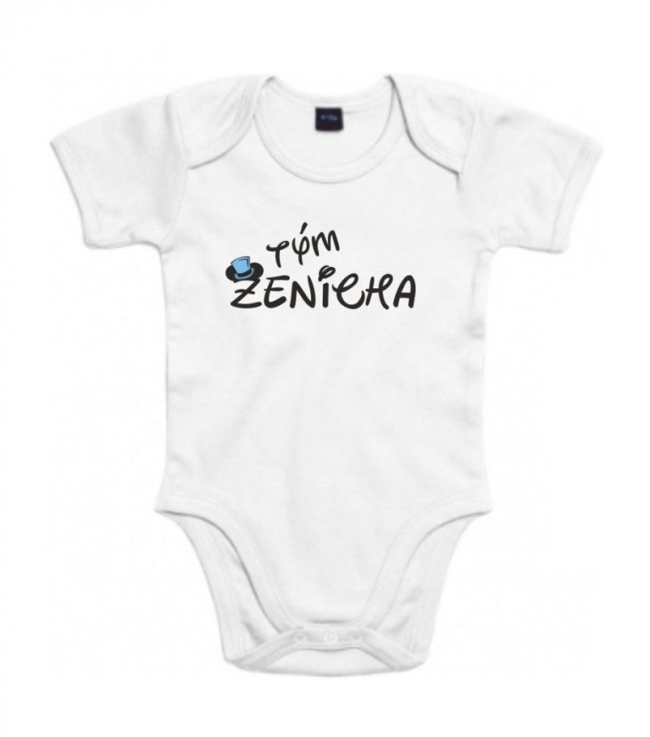 Body pro miminka - mouse - tým ženicha - klobouk - Povidlo.cz