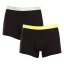 2PACK pánské boxerky HEAD černé (701202741 023)