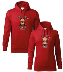 Vianočné mikiny pre páry - Sob - Naše prvé Vianoce