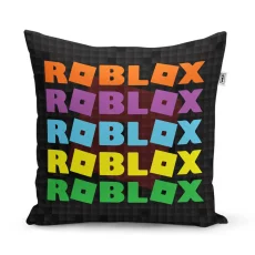 Polštář ROBLOX Barevný text