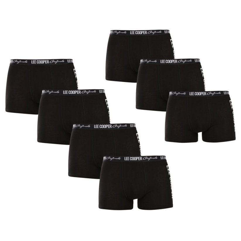 7PACK pánské boxerky Lee Cooper černé (PO41014)