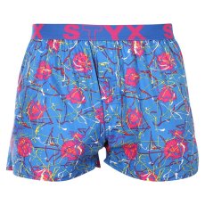 Pánské trenky Styx art sportovní guma Jáchym srdíčka (B1358)