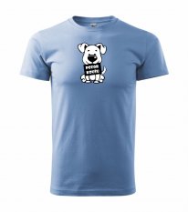 Trička pro milovníky psů - Pánské tričko - Pozor koušu - Povidlo
