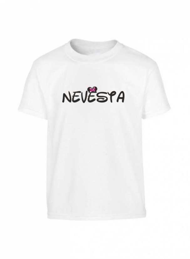 Nadměrná velikost - Svatební tričko  - Nevěsta