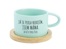 Hrnek makronka - Já se pekla nebojím, JSEM MÁMA já už v pekle žiju