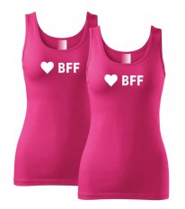 Tielka pre kamarátky - BFF srdce