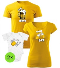 Rodinný set - 2x Body - Dáme jedno
