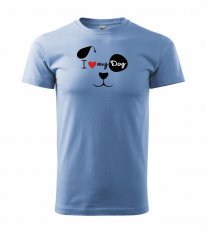 Pánske tričko - I love my dog