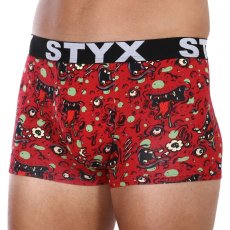 Pánské boxerky Styx art sportovní guma nadrozměr zombie (R1451)