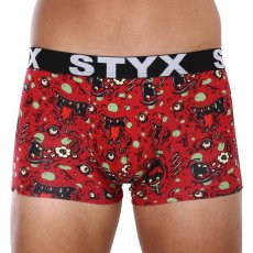 Pánské boxerky Styx art sportovní guma nadrozměr zombie (R1451)
