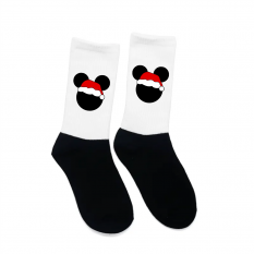 Vánoční ponožky - Mouse Santa
