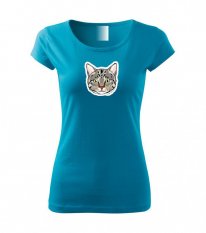 Dámské tričko - Kočka mourovatá