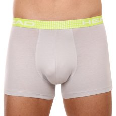 2PACK pánské boxerky HEAD šedé (701221813 002)