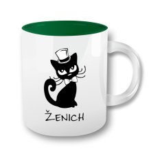 Svatební hrnek - KOČKA - Ženich
