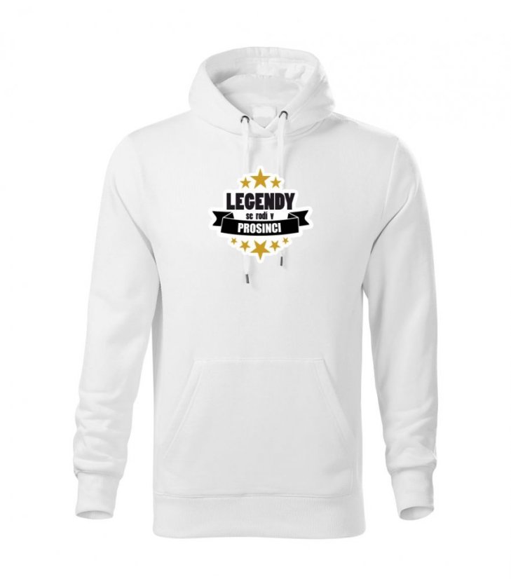 Pánská mikina - Legendy se rodí v prosinci Pánská mikina - Legendy se rodí v prosinci