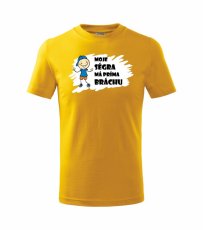 Dětské tričko - Moje ségra má príma bráchu