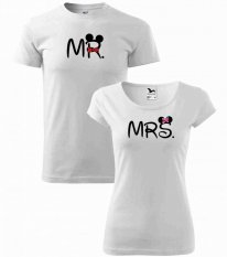 Párové tričká - Mr. and Mrs.