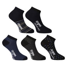 5PACK ponožky Lee Cooper nízké vícebarevné (PO41030)