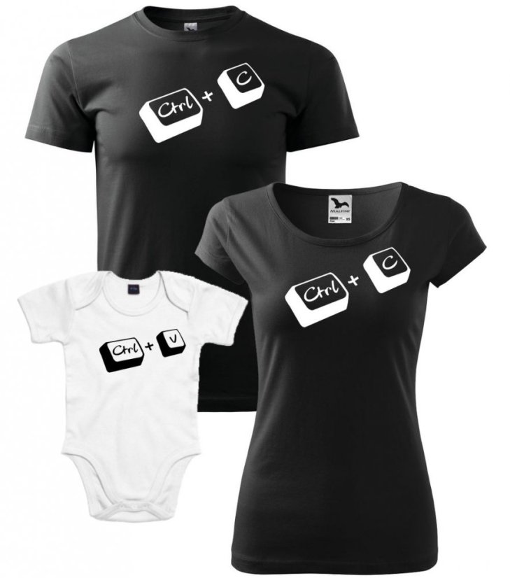 Rodinný set - Trička a Body - Kopie