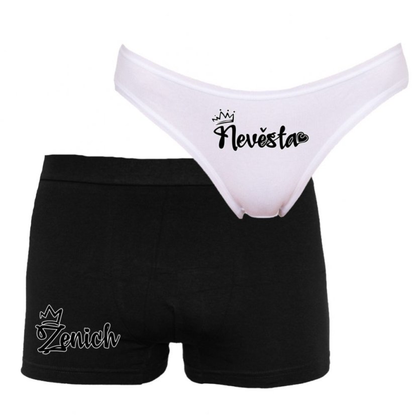 Boxerky a kalhotky - Korunka - Novomanželé