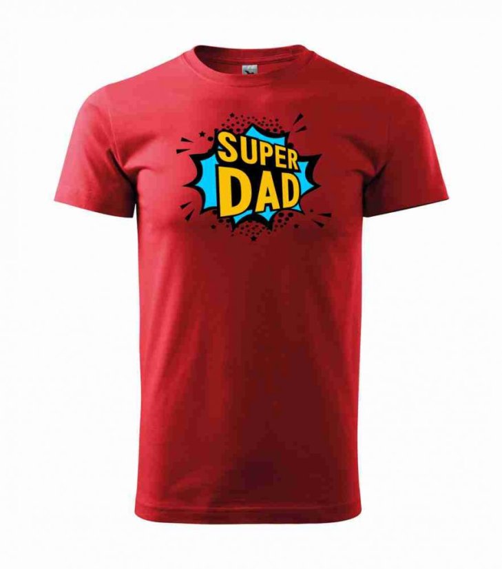 Pánské tričko - Super dad - Povidlo Pánské tričko - Super dad - Povidlo