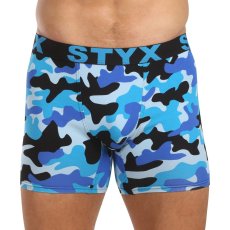 6PACK pánské boxerky Styx long art sportovní guma vícebarevné (6UN13198780)