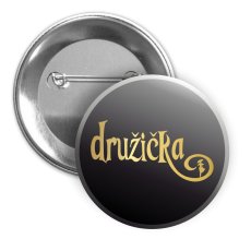 Svatební placka - SILUETA - Družička